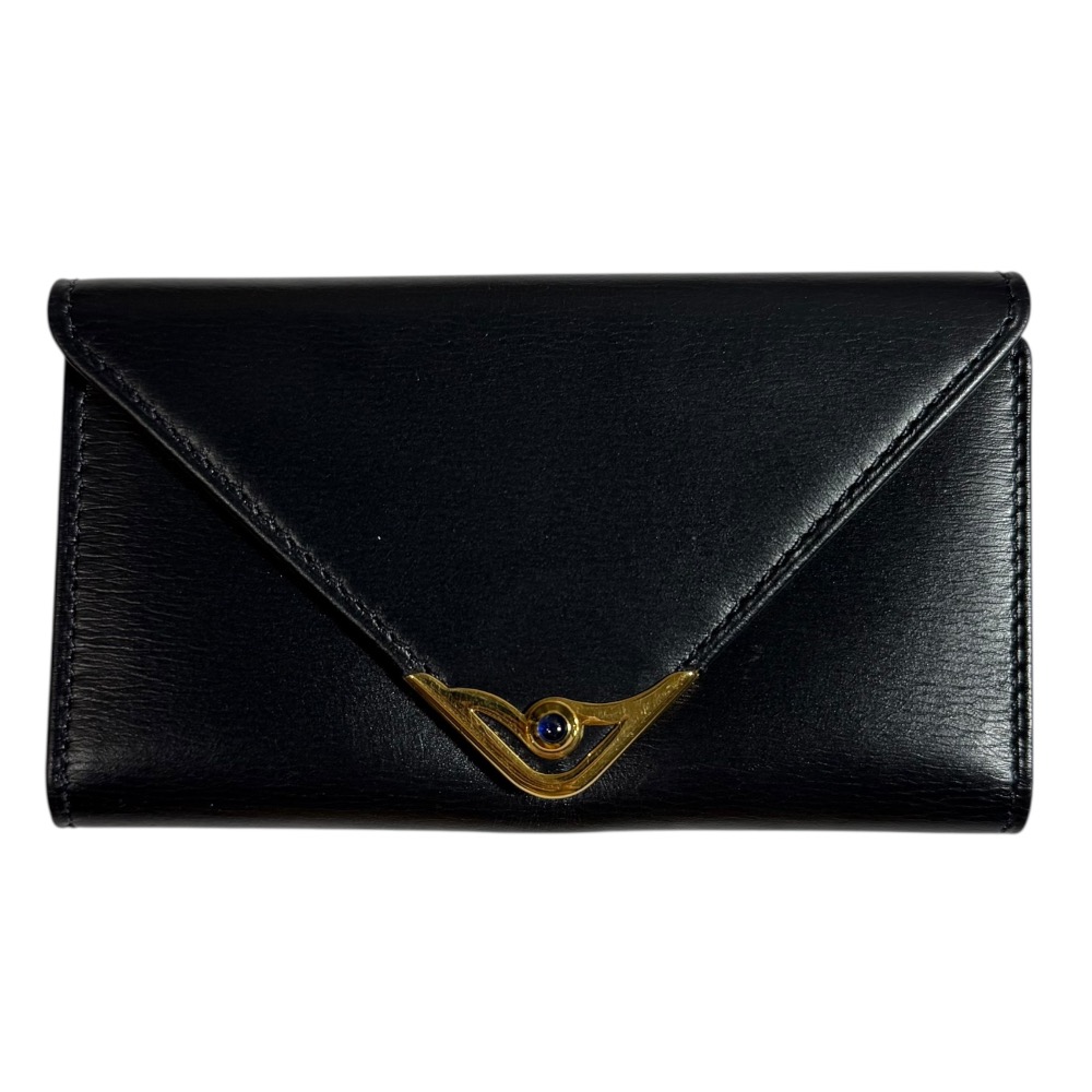 【中古】美品 Cartier カルティエ サファイアライン キーケース ブラック メンズ Luxs ブランド古着のリュクス