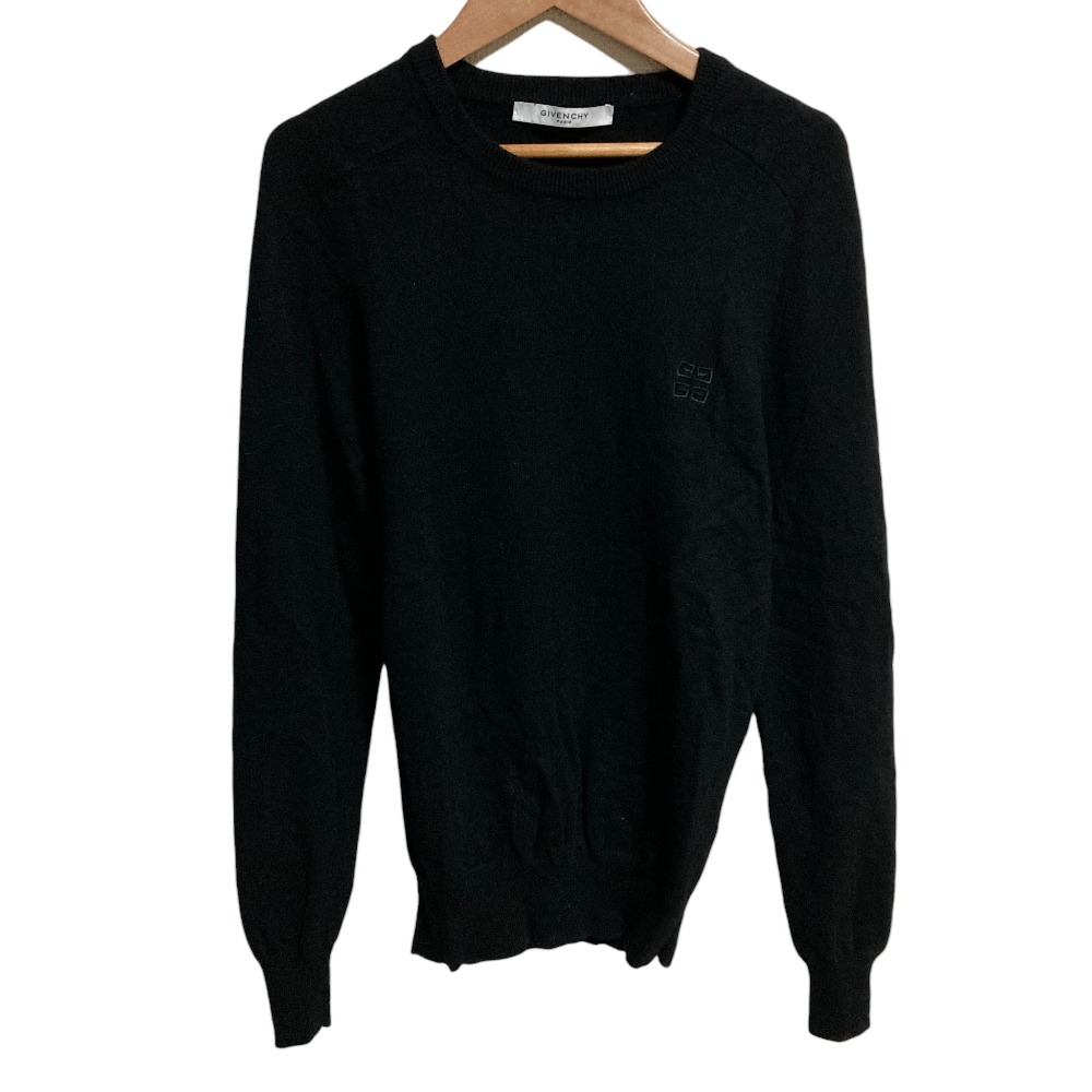 【中古】美品 GIVENCY ジバンシィ 4G刺繍 カシミヤ ニットセーター XSサイズ ブラック レディース Luxs ブランド古着のリュクス 17,210円