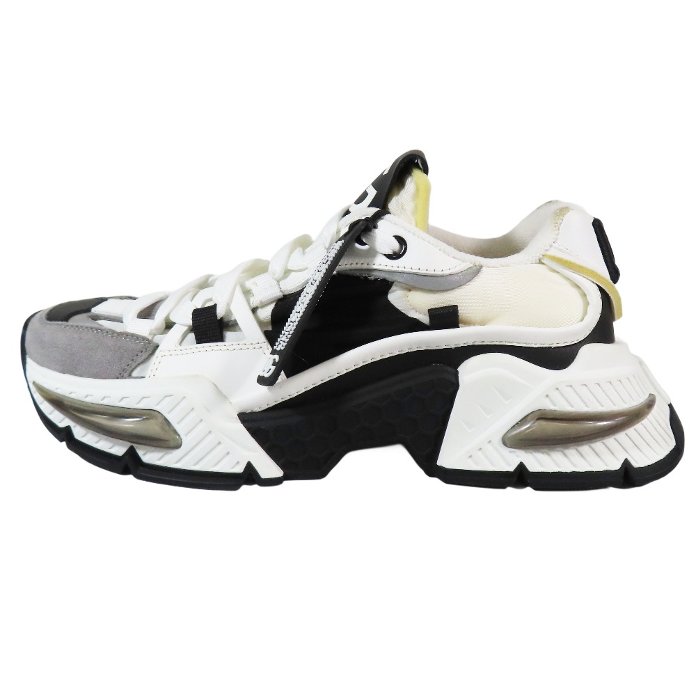 【中古】未使用 DOLCE&GABBANA ドルチェアンドガッバーナ Airmaster エアマスター ローカット スニーカー シューズ 37 ホワイト レディース Luxs ブランド古着のリュクス画像