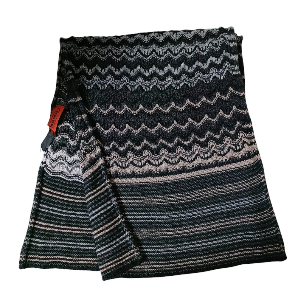 楽天市場】MISSONI ミッソーニ マフラー マルチカラー ストライプ柄