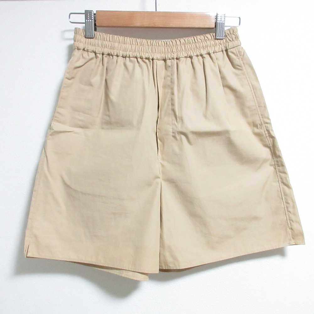 【中古】未使用 24SS AURALEE オーラリー HIGH COUNT FINX OX SHORTS ショートパンツ A24SP06HO サイズ0 ベージュ レディース Luxs ブランド古着のリュクス