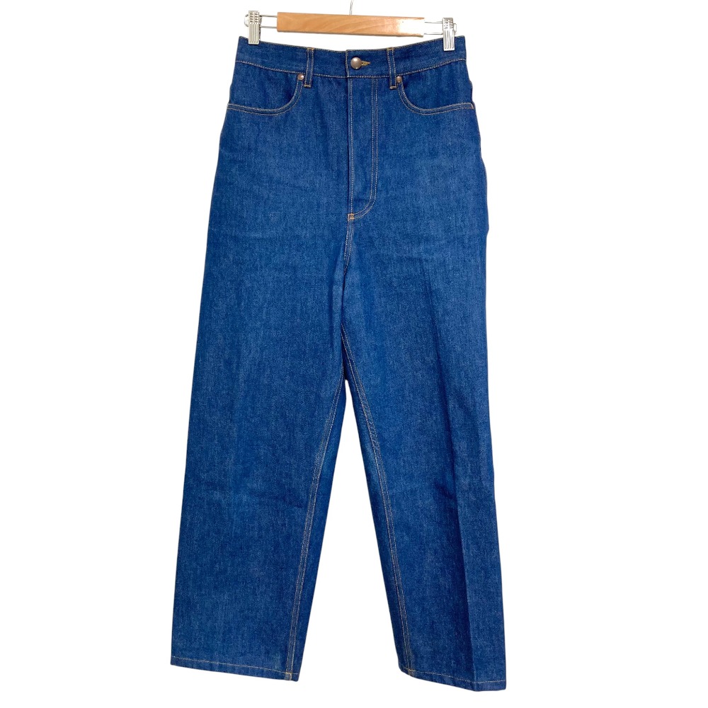 楽天市場】CristaSeya クリスタセヤ Bleached denim high-waisted