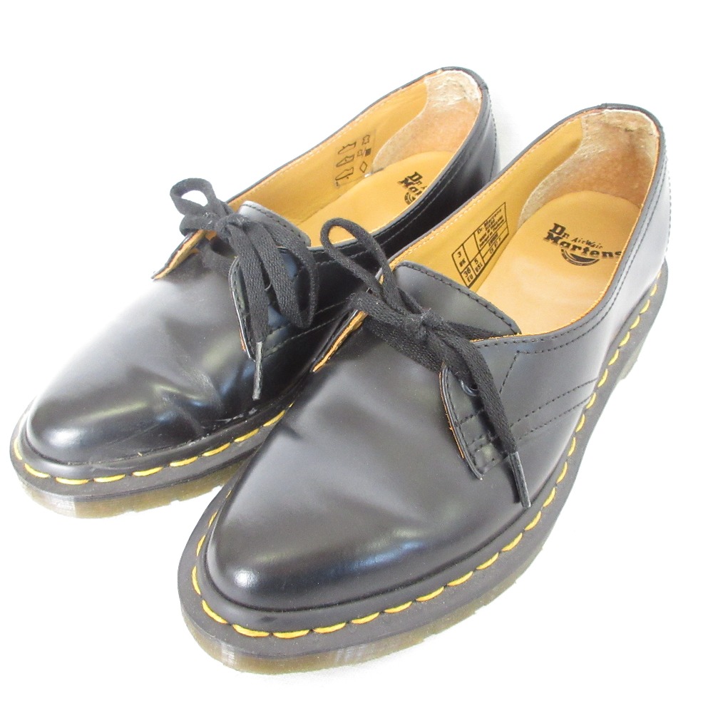 【中古】良品 Dr.Martens ドクターマーチン SIANO レザー 1ホール オックスフォードシューズ UK3 22cm ブラック レディース Luxs ブランド古着のリュクス
