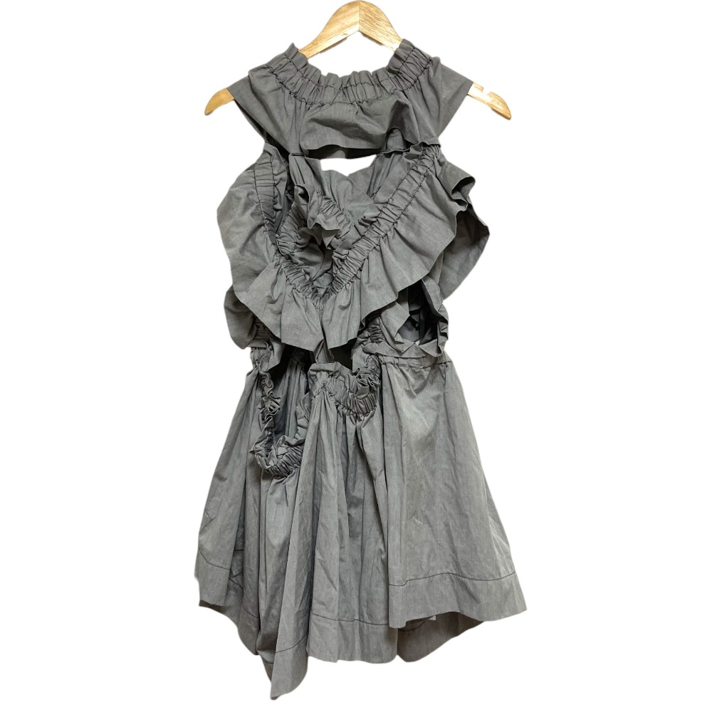 【中古】美品 HOUGA ホウガ locket leisure dress ドレス ミニワンピース HS09FS24 グレー レディース Luxs ブランド古着のリュクス