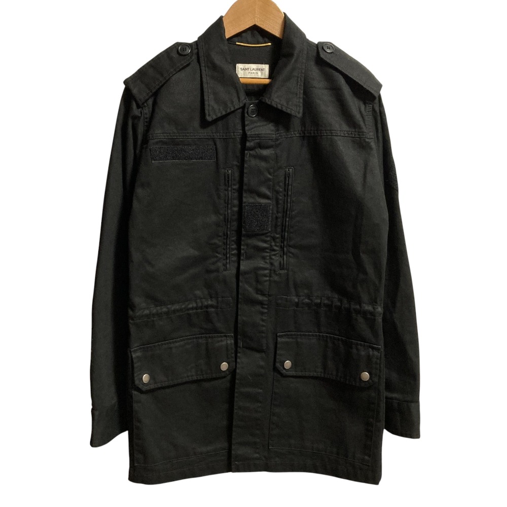【中古】良品 SAINT LAURENT PARIS サンローランパリ フィールドジャケット 534561 サイズ36 180/104Ｙ ブラック メンズ Luxs ブランド古着のリュクス