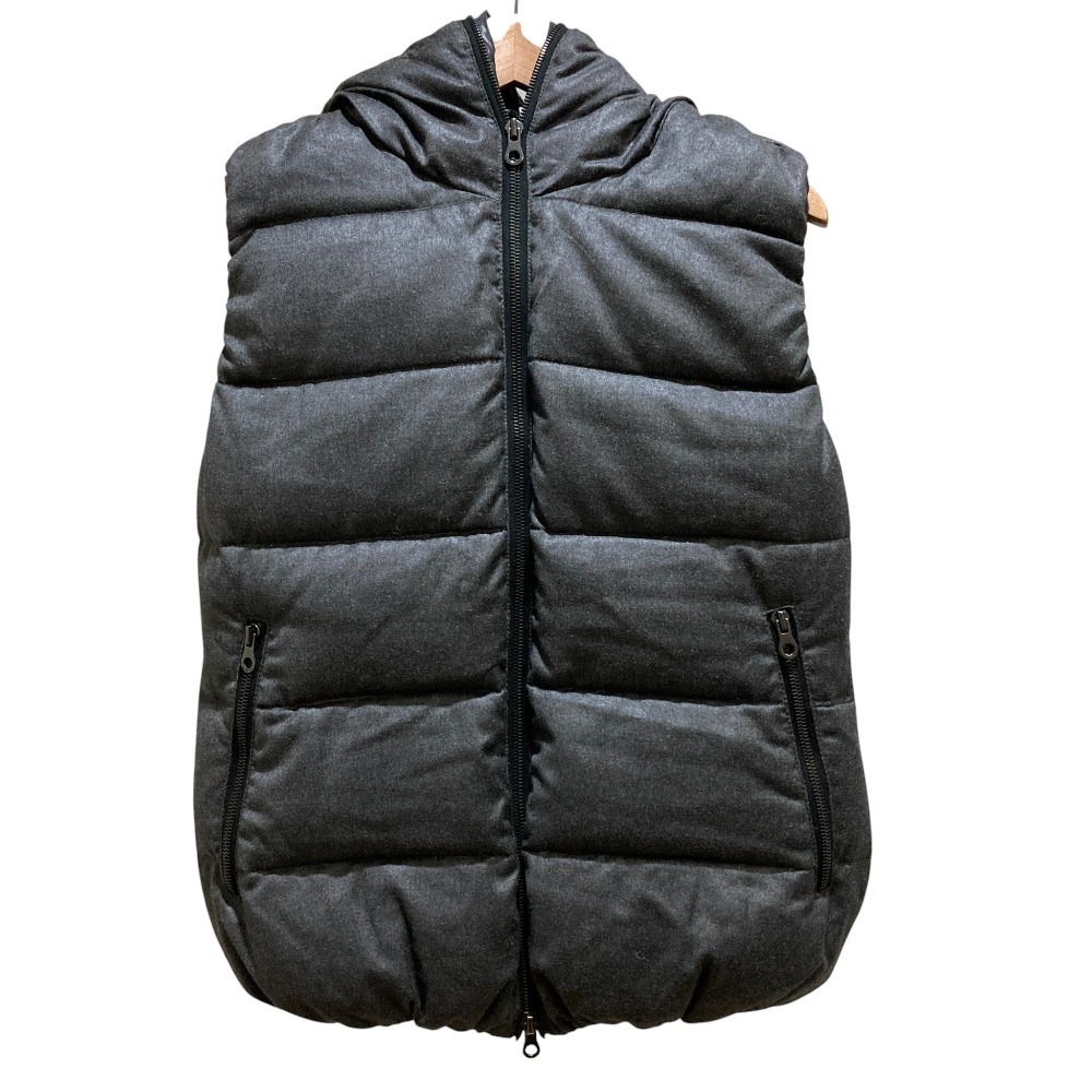 【中古】美品 DUVETICA デュベティカ FEBEDUE ダウンベスト サイズ40 グレー レディース Luxs ブランド古着のリュクス