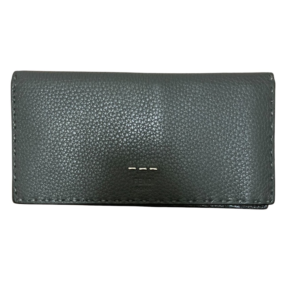 【中古】美品 FENDI フェンディ セレリア コンチネンタル ロングウォレット 長財布 ブラック メンズ Luxs ブランド古着のリュクス｜Luxs（ブランド古着のリュクス）