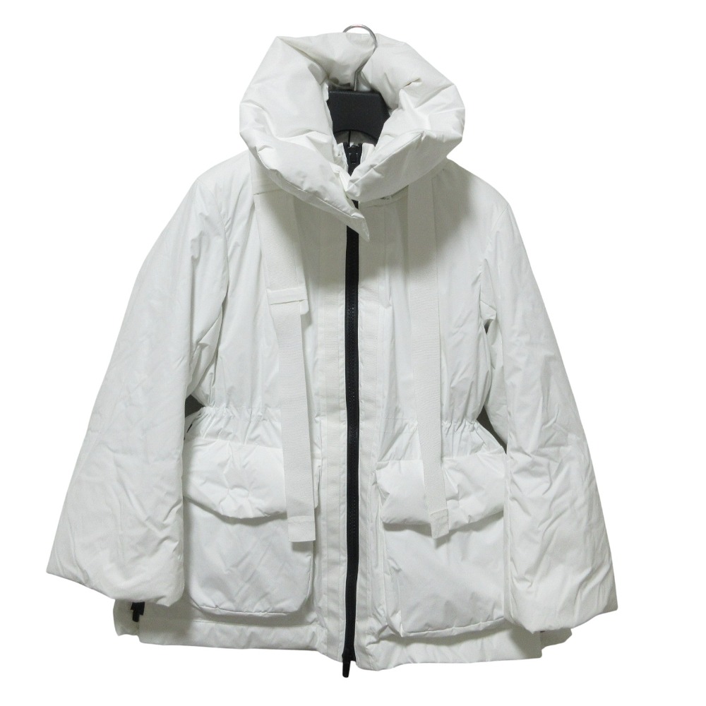 【中古】良品 UNIQLO ユニクロ プラスJ ハイブリッドダウン ショートコート S オフホワイト レディース Luxs ブランド古着のリュクス
