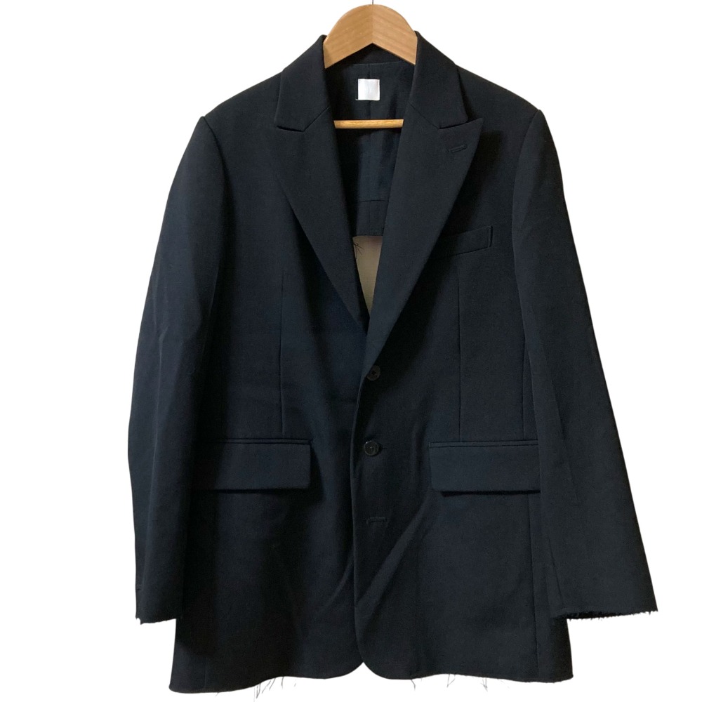 【中古】美品 TARO HORIUCHI タロウ ホリウチ Cutout Jacket バックデザインテーラードジャケット 2301-WJK02-M201 サイズ0 ブラック レディース Luxs ブランド古着のリュクス 13,187円