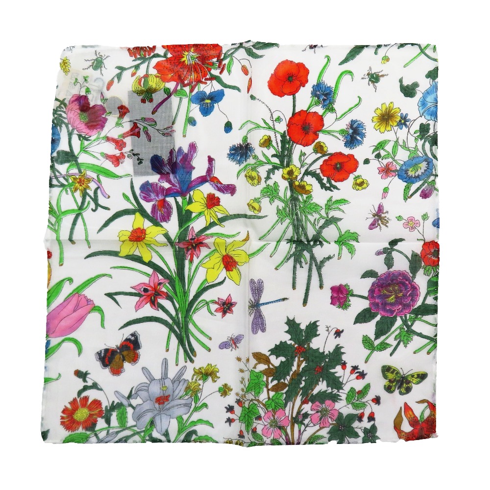 楽天市場】未使用 限定品 グッチ ヒグチユウコ コラボ スカーフ 90cm