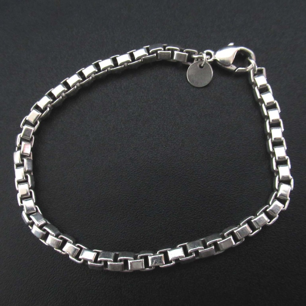 【中古】美品 Tiffany&Co ティファニー ベネチアン チェーン ブレスレット 925SV シルバー レディース Luxs ブランド古着のリュクス
