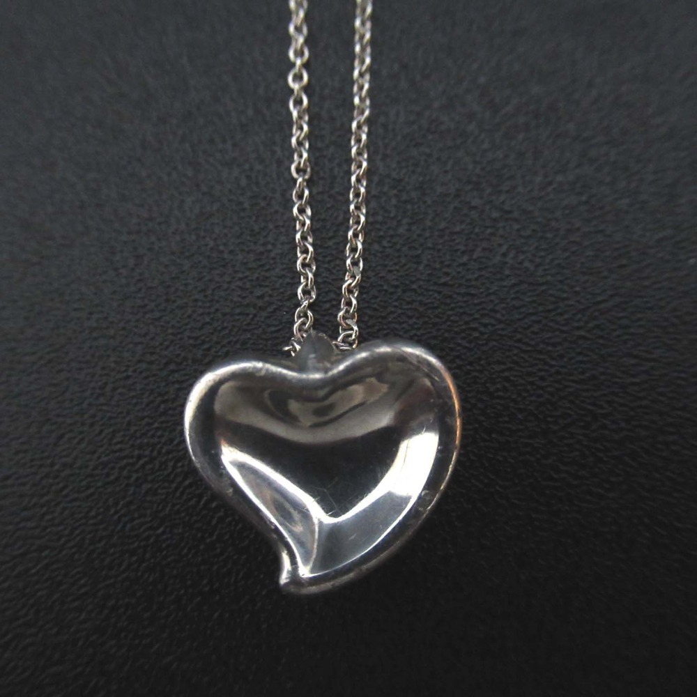 【中古】良品 Tiffany&Co ティファニー エルサペレッティ フルハート ネックレス ペンダント 925SV シルバー レディース Luxs ブランド古着のリュクス