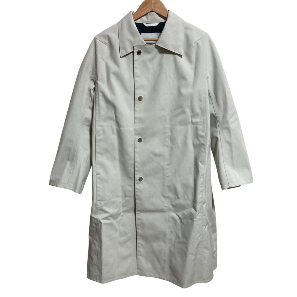 【中古】良品 OVERCOAT オーバーコート ステンカラーコート S23C016BA-KMBP オフホワイト レディース Luxs ブランド古着のリュクス