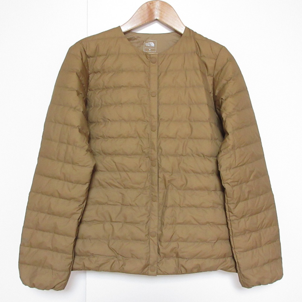 【中古】未使用 THE NORTH FACE ザノースフェイス ウィンドストッパー ダウンカーディガン NDW91961 UB Mサイズ ユーティリティブラウン レディース Luxs ブランド古着のリュクス