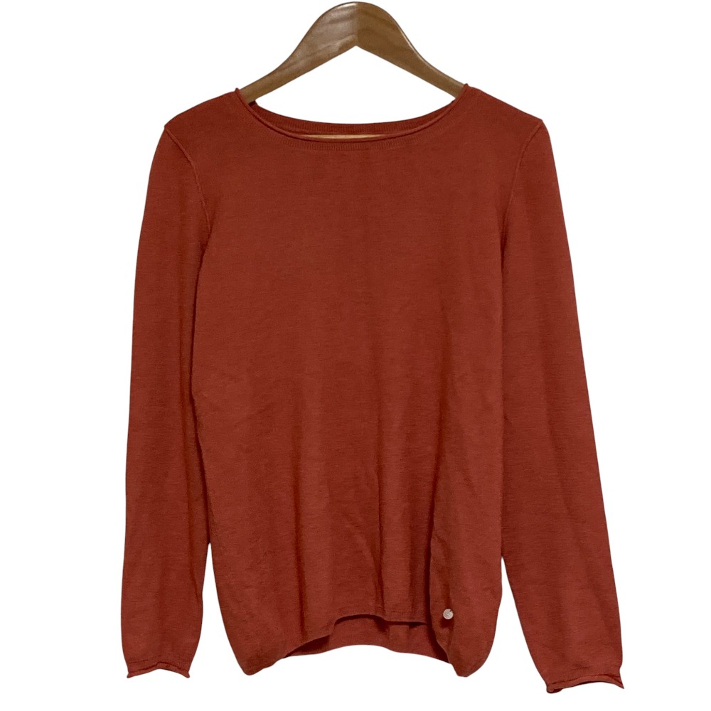 【中古】美品 FOXEY NEW YORK フォクシーニューヨーク カシミヤシルク ニット セーター 29279 サイズ40 コーラルピンク レディース Luxs ブランド古着のリュクス