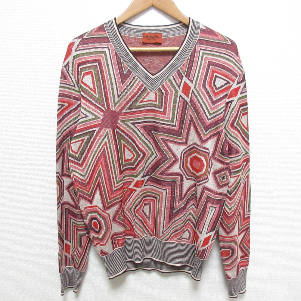 新品タグ　ミッソーニ　イタリア製　長さ262cm ウール　カラフルストライプ 新品タグ ミッソーニ イタリア製 長さ262cm ウール カラフルストライプ