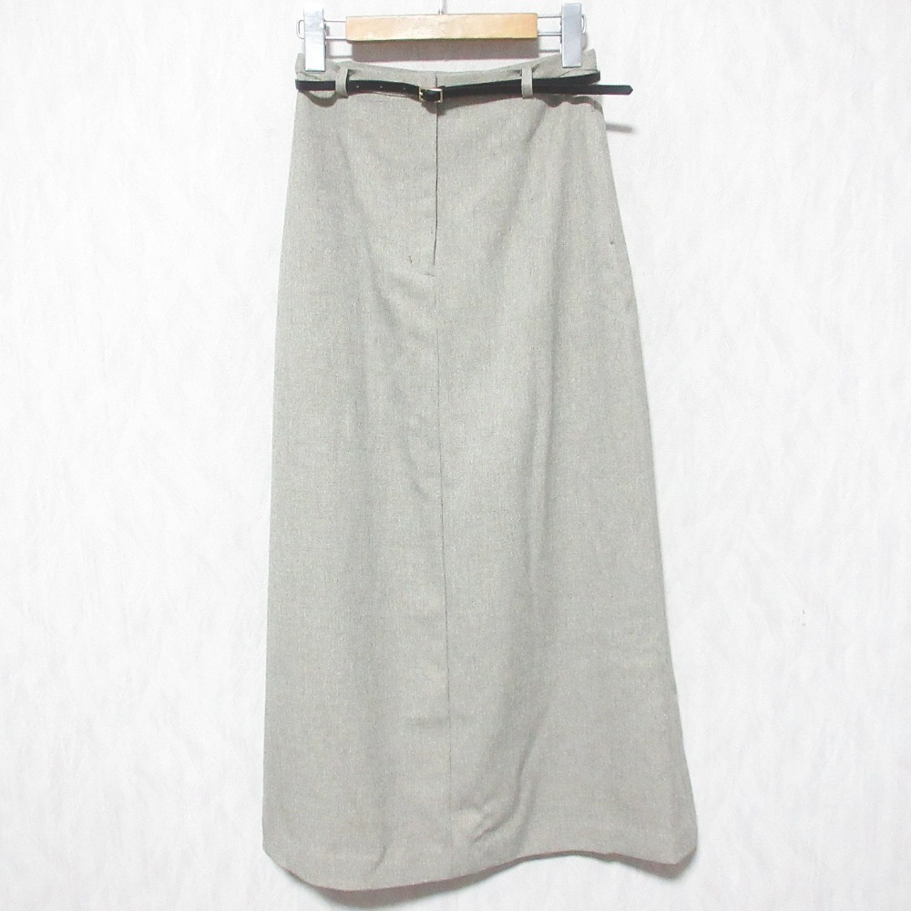 【中古】良品 24AW SNIDEL スナイデル ナロースカート ベルト付き SWFS245103 サイズ0 ミックス レディース Luxs ブランド古着のリュクス