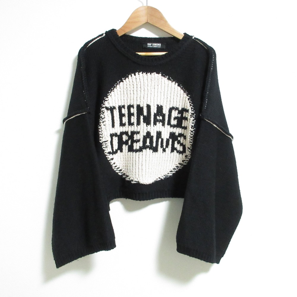 楽天市場】RAF SIMONS ラフシモンズ 22AW Loose Fit Cropped Jacquard