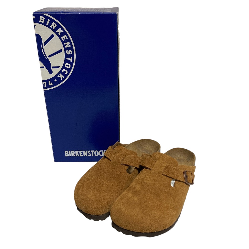 【中古】美品 BIRKENSTOCK ビルケンシュトック ボストン BS スエード サボサンダル サイズ36 23.0cm キャメル レディース Luxs ブランド古着のリュクス 10,551円