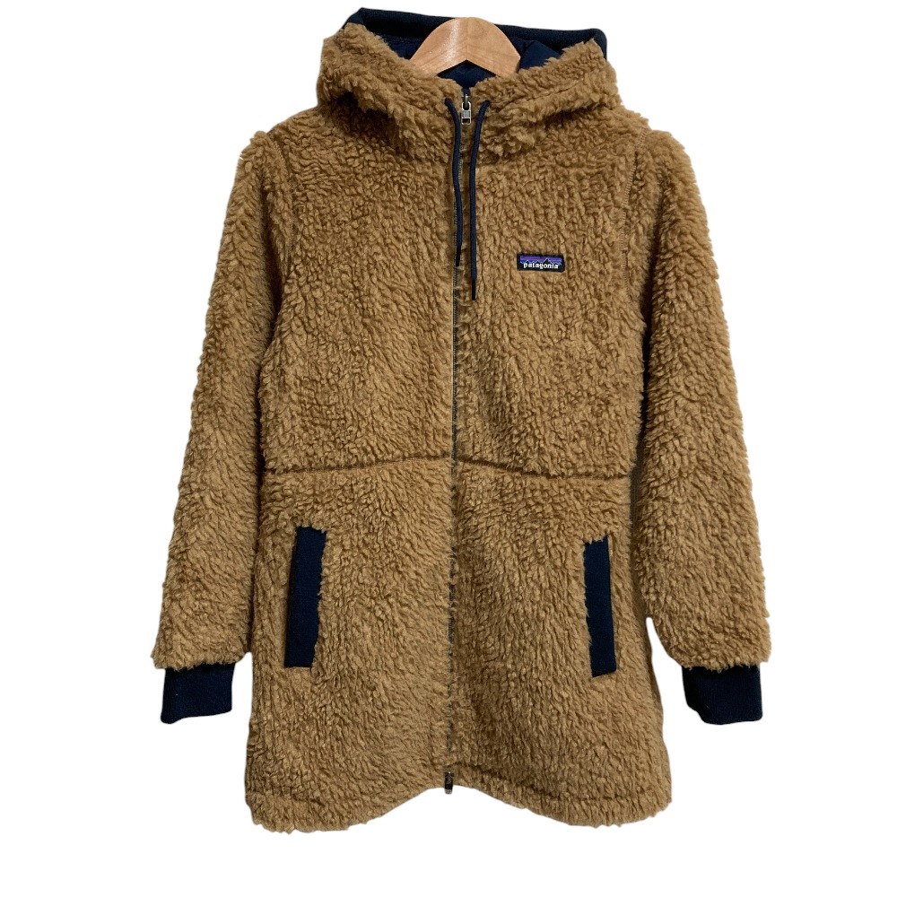 【中古】美品 Patagonia パタゴニア ダスティ メサ パーカー ボア フリース ジャケット 25115FA19 ブラウン レディース Luxs ブランド古着のリュクス