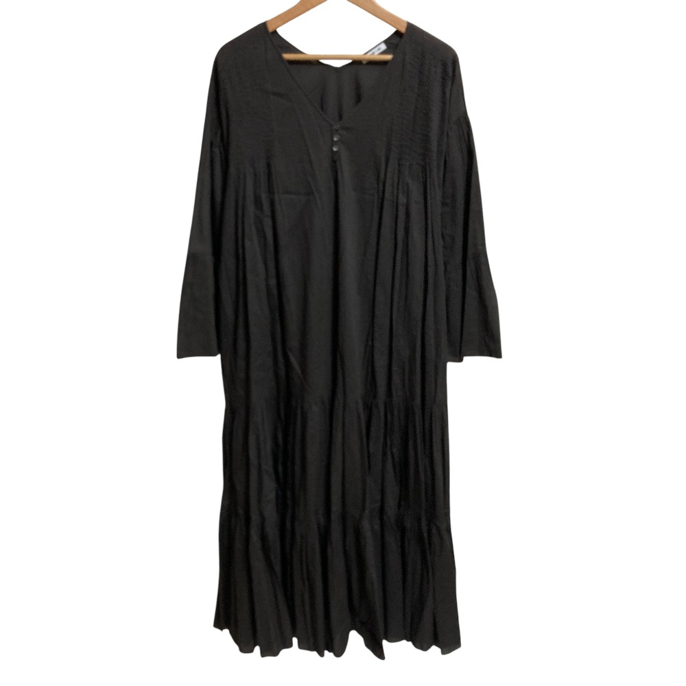 【中古】美品 25AW EVERYDAY I LIKE エブリデイアイライク Dramatic Dress ギャザー ドレス ワンピース サイズ36 ブラウン レディース Luxs ブランド古着のリュクス|Luxs(ブランド古着のリュクス)