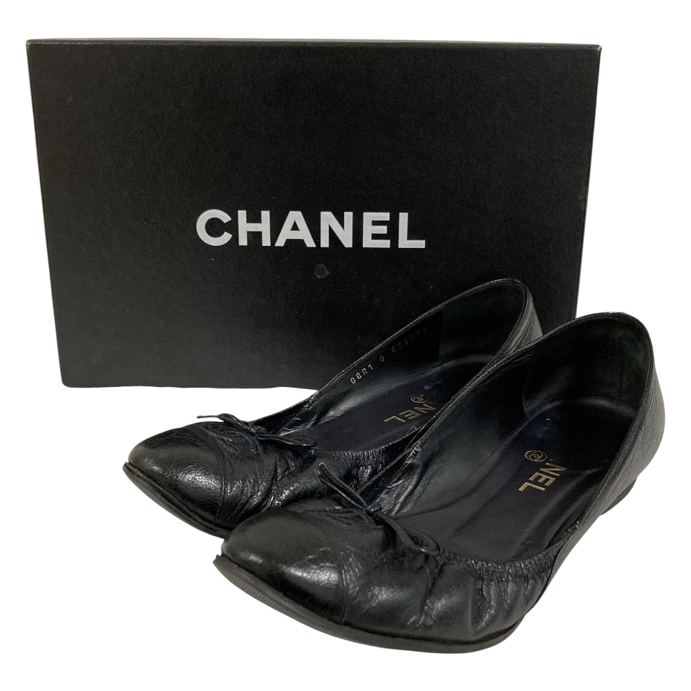 楽天市場】【未使用品】CHANEL【シャネル】G26250 フラットシューズ