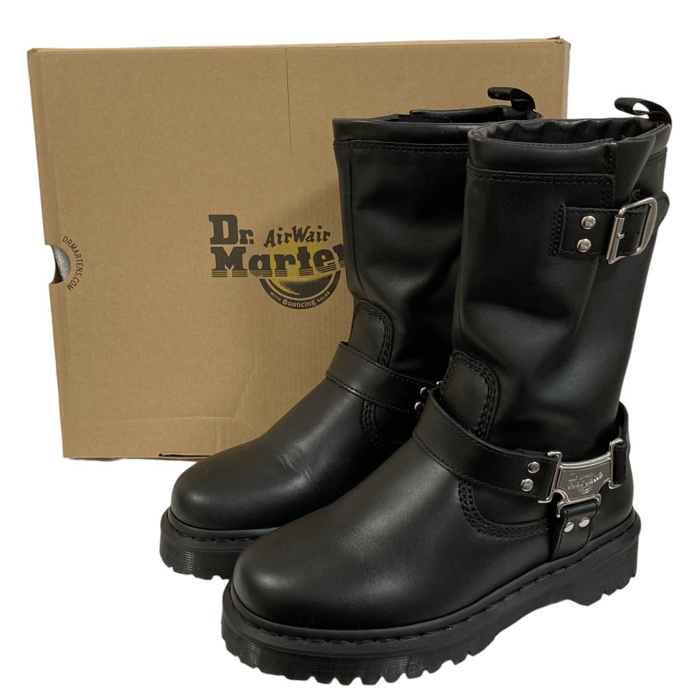 【中古】未使用 25AW Dr. Martens ドクターマーチン Anistone Hi プルオンブーツ UK5 約24cm ブラック レディース Luxs ブランド古着のリュクス