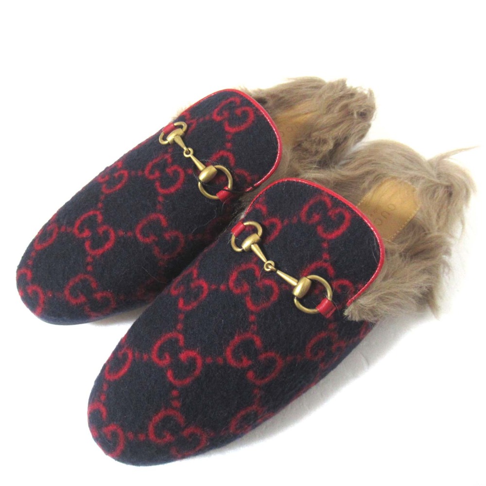 楽天市場】【靴】GUCCI グッチ GGキャンバス スリッパ ルーム