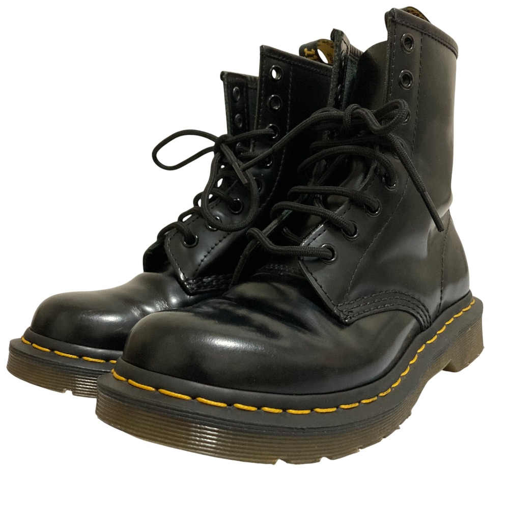 【中古】美品 Dr.Martens ドクターマーチン 11821 8ホール ブーツ UK4 23cm相当 ブラック レディース Luxs ブランド古着のリュクス