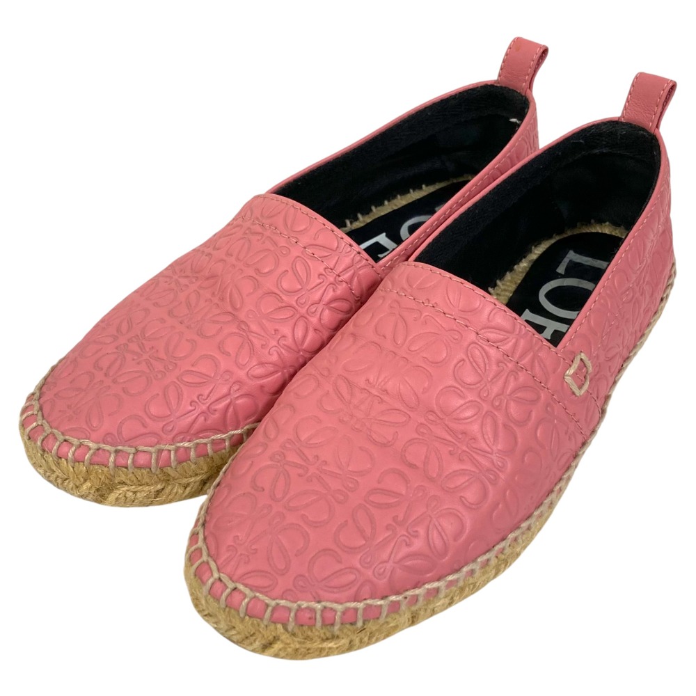 楽天市場】【靴】LOEWE ロエベ アナグラム エスパドリーユ スリッポン