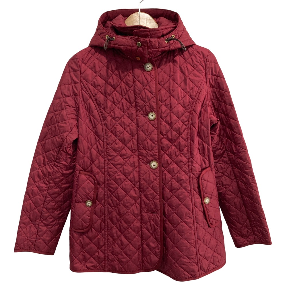 【中古】美品 MACKINTOSH LONDON マッキントッシュロンドン キルティングジャケット サイズ40 ボルドー レディース Luxs ブランド古着のリュクス