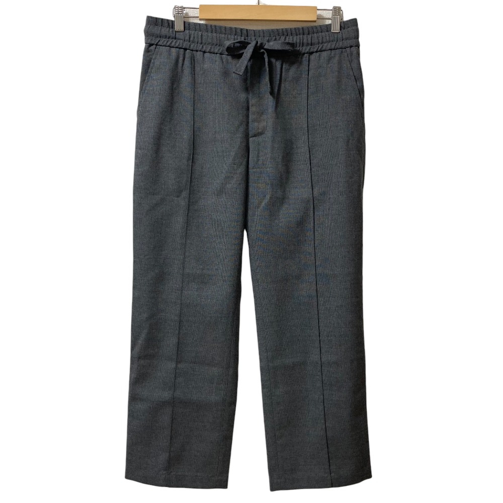 【中古】美品 DOLCE&GABBANA ドルチェ&ガッバーナ ウール イージースラックスパンツ サイズ44 グレー メンズ Luxs ブランド古着のリュクス