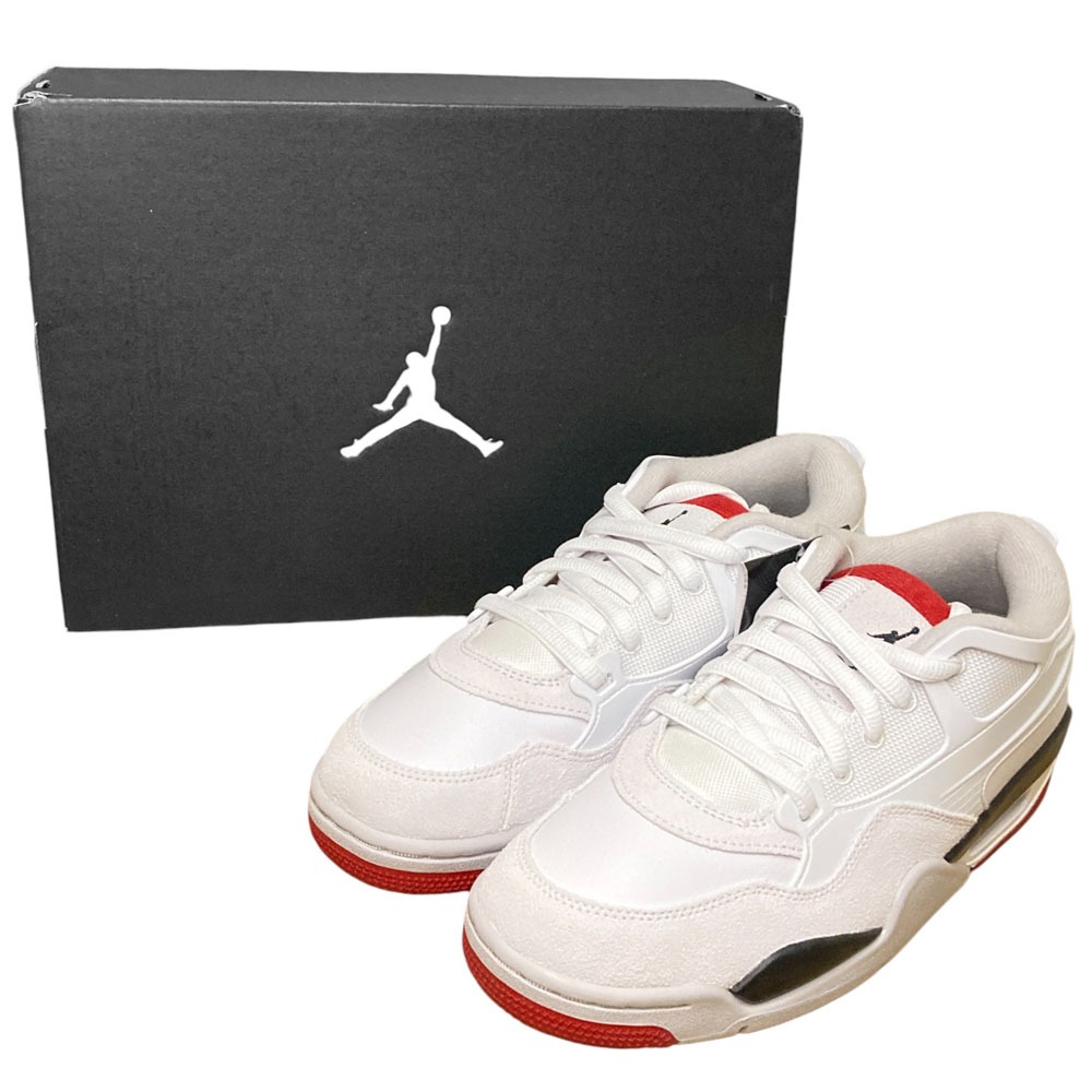 【中古】未使用 NIKE ナイキ J AIR JORDAN 4 RM スニーカー FQ7938-102 サイズ24cm ホワイト キッズ Luxs ブランド古着のリュクス