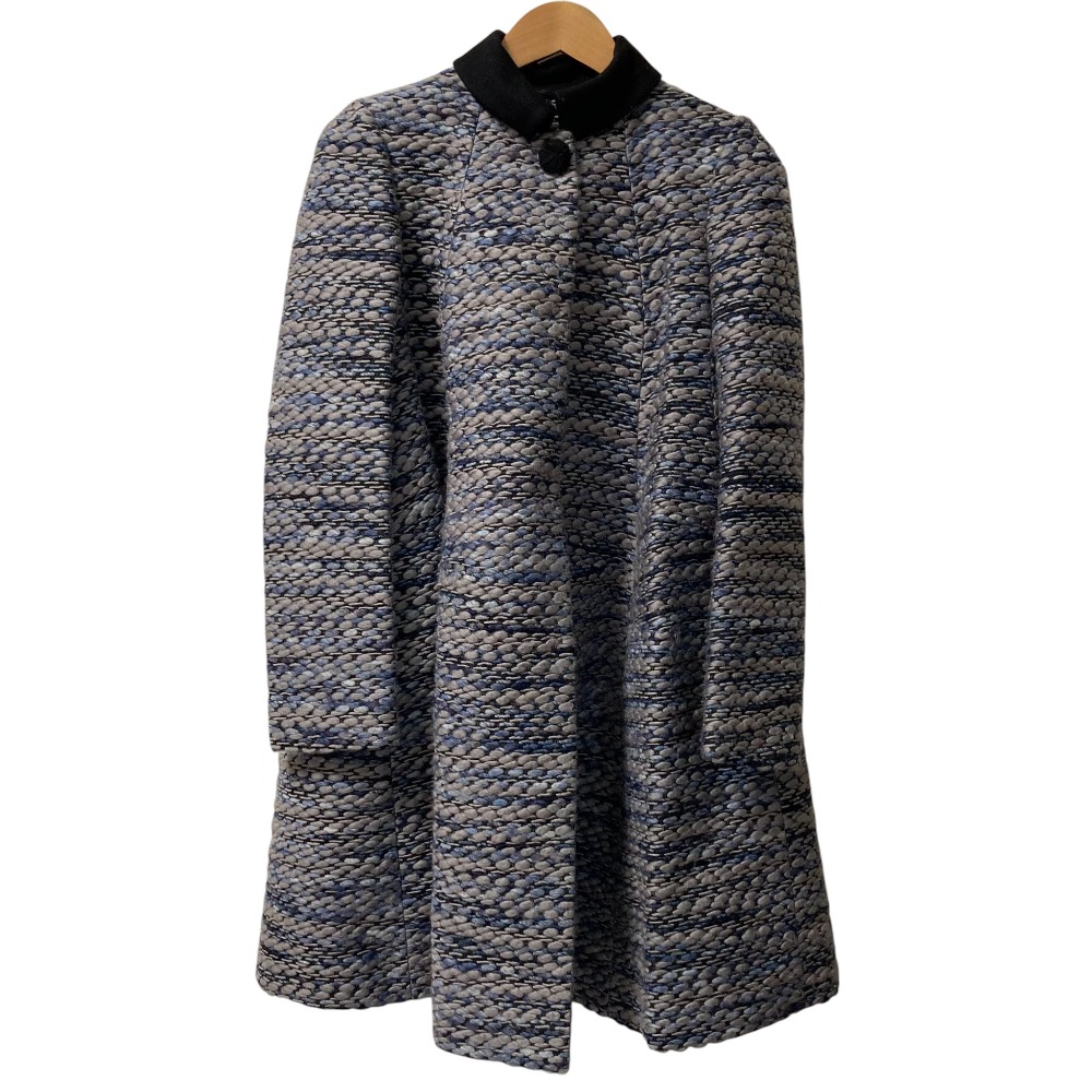 【中古】美品 EMPORIO ARMANI エンポリオアルマーニ ツイードコート サイズ38 マルチカラー レディース Luxs ブランド古着のリュクス|Luxs(ブランド古着のリュクス)