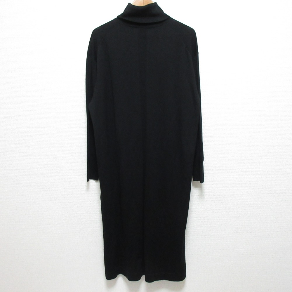【中古】美品 25AW VERMEIL par iena ヴェルメイユパーイエナ GLOW wool knit ワンピース ブラック レディース Luxs ブランド古着のリュクス