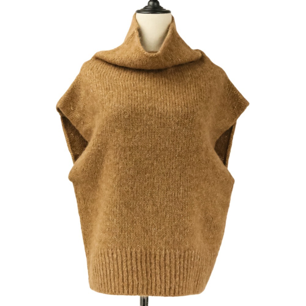 【中古】美品 25AW L'Appartement アパルトモン Fenice Knit Vest アルパカ ニットベスト 25080560713030 キャメル レディース Luxs ブランド古着のリュクス
