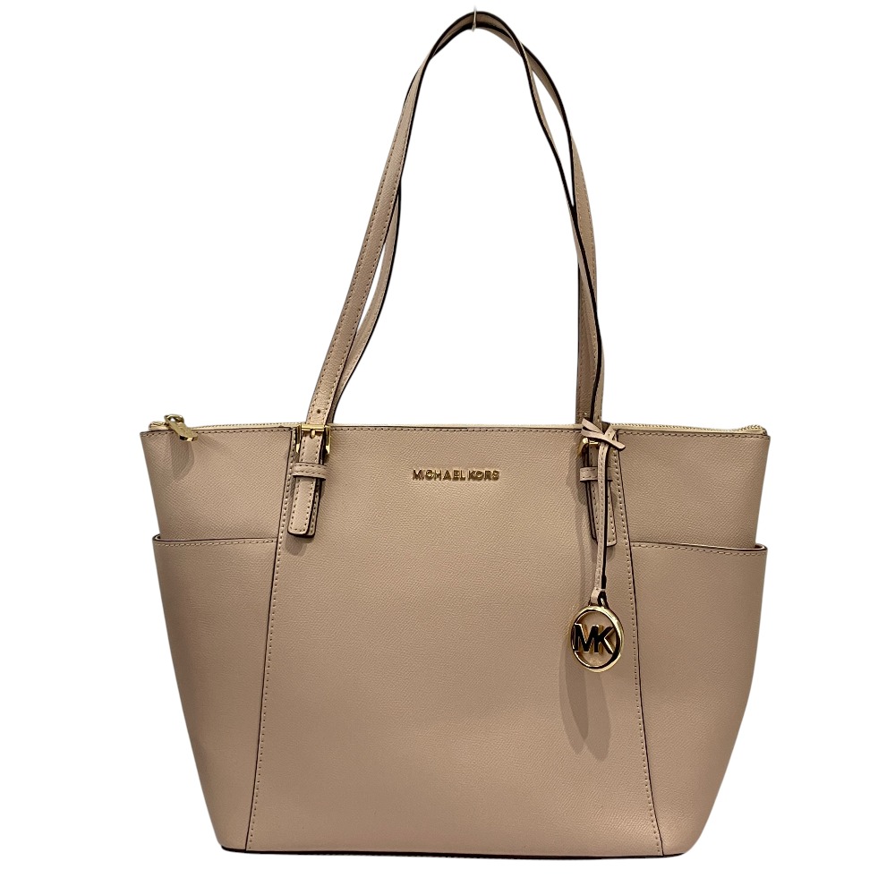 【中古】 MICHAEL KORS マイケルコース IM-1807 レザートートバッグ ピンク レディース Luxs ブランド古着のリュクス