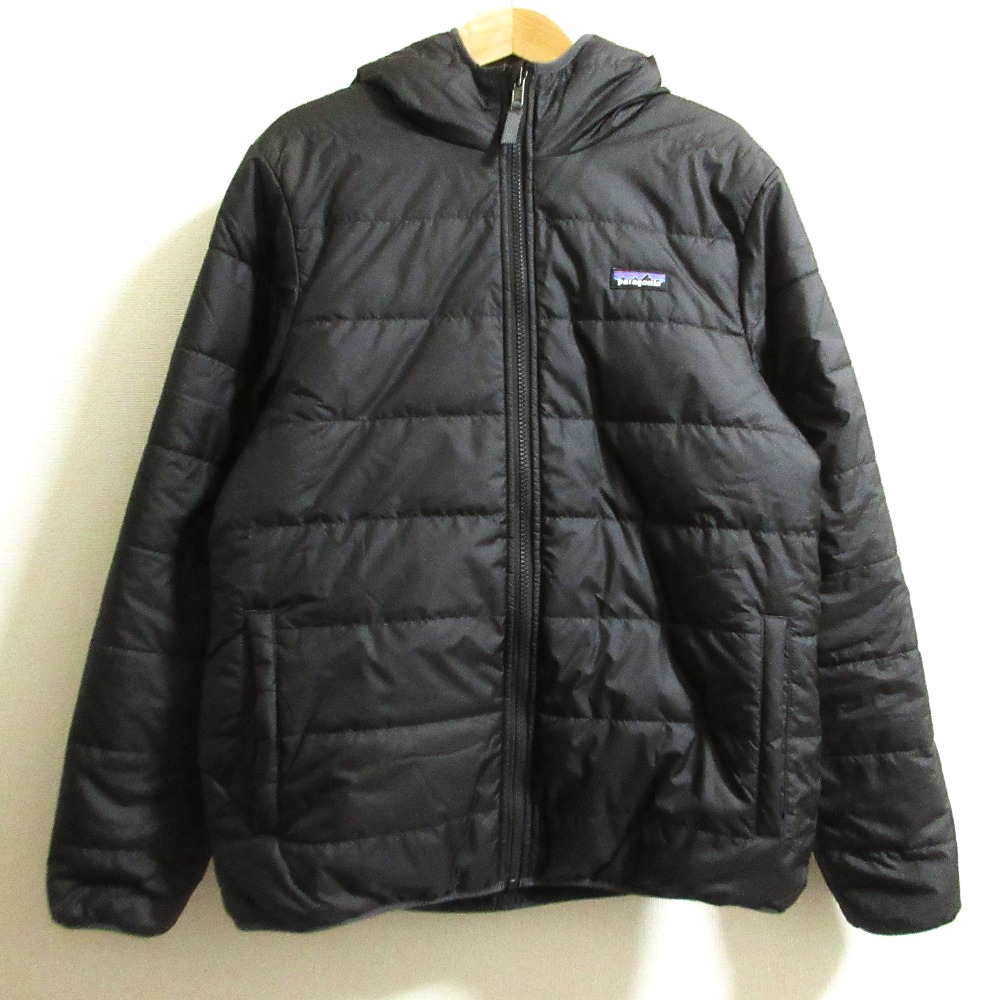【中古】良品 23AW patagonia パタゴニア ボーイズ リバーシブル レディフレディフーディ ジャケット 68095 ブラック レディース Luxs ブランド古着のリュクス