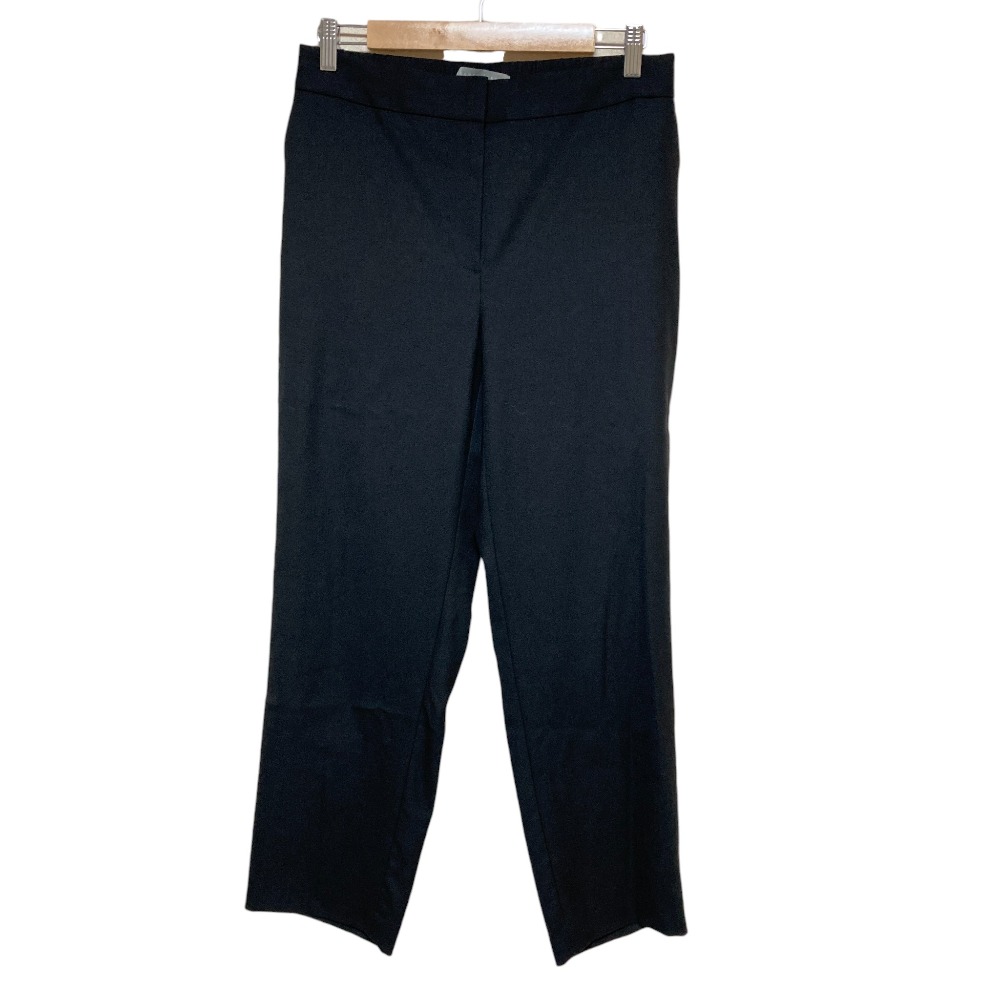 【中古】美品 25AW Theory luxe セオリーリュクス SUAVE SAXONY SELMA N PANT テーパードパンツ 大きいサイズ42 ブラック レディース Luxs ブランド古着のリュクス