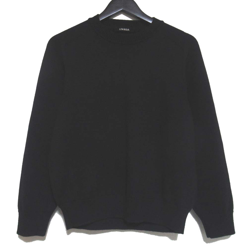 【中古】美品 UMEDA ウメダ 長袖 クルーネック ニット セーター UM323-UP007 XSサイズ ブラック レディース Luxs ブランド古着のリュクス 9,789円