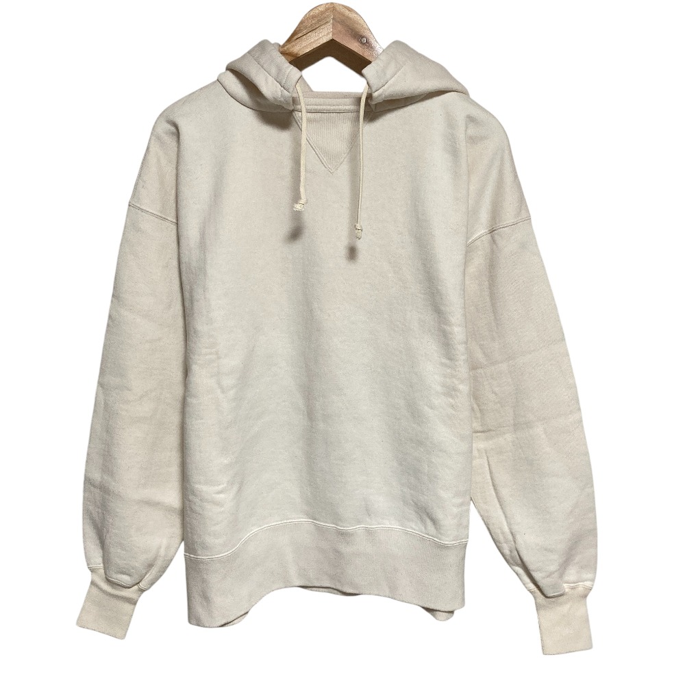 【中古】未使用 LENO リノ FREEDOM SLEEVE HOODIE 裏起毛 フリーダムスリーブフーディー パーカー U1902-SW02 1 ナチュラルホワイト キナリ メンズ Luxs ブランド古着のリュクス