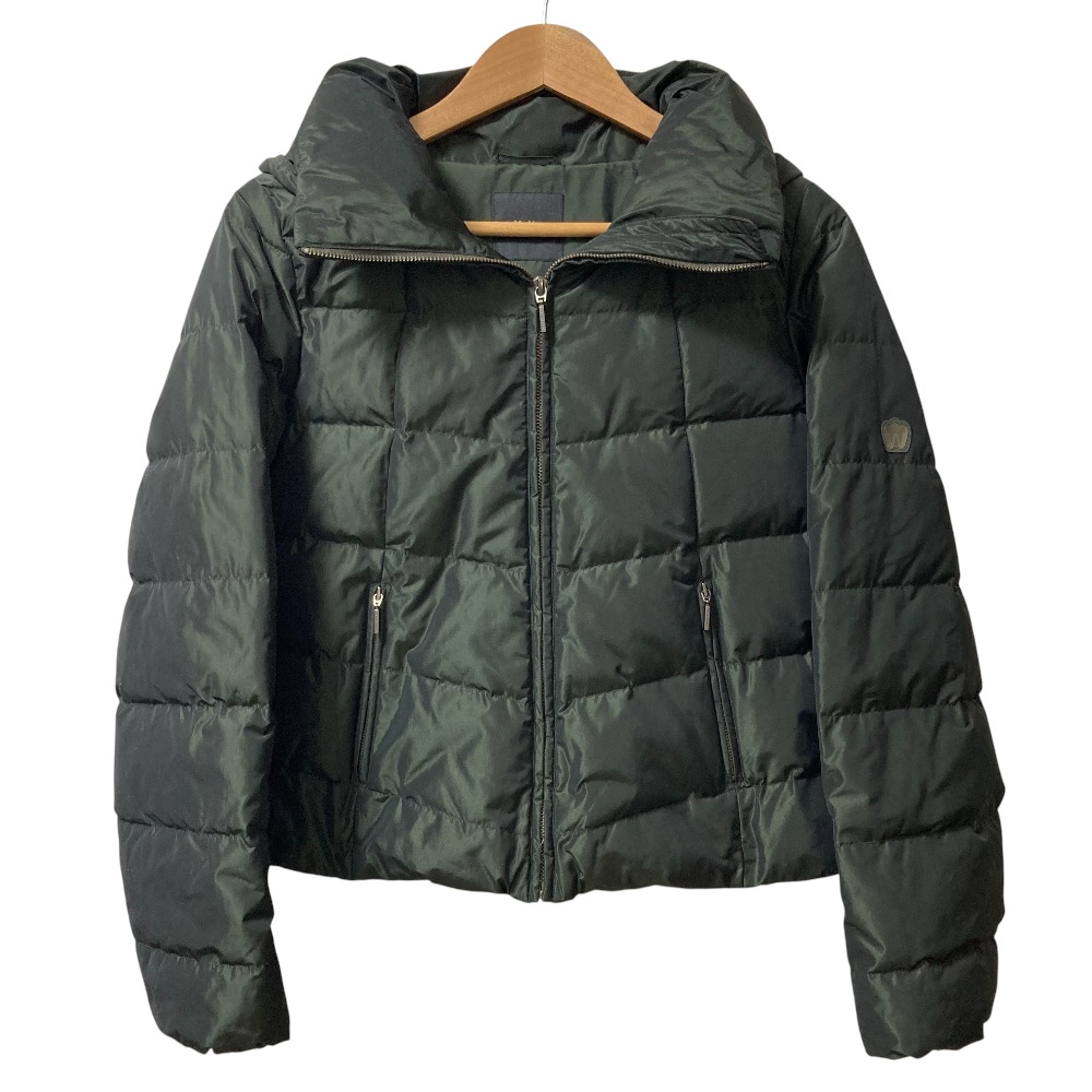 【中古】美品 MaxMara WEEKEND LINE マックスマーラウィークエンドライン ショート丈 ダウンジャケット 54860493 サイズ36 ダークグリーン レディース Luxs ブランド古着のリュクス