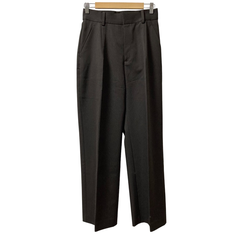 【中古】美品 24AW RIM.ARK リムアーク Gabardine stripe PT ギャバジン ストライプパンツ サイズ38 ブラウン レディース Luxs ブランド古着のリュクス|Luxs(ブランド古着のリュクス)