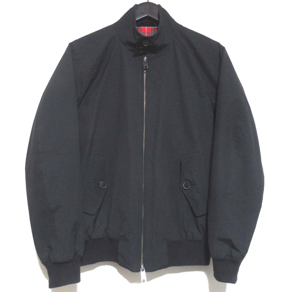 【中古】美品 BARACUTA バラクータ G9 スイングトップ ハリントンジャケット サイズ36 ブラック メンズ Luxs ブランド古着のリュクス