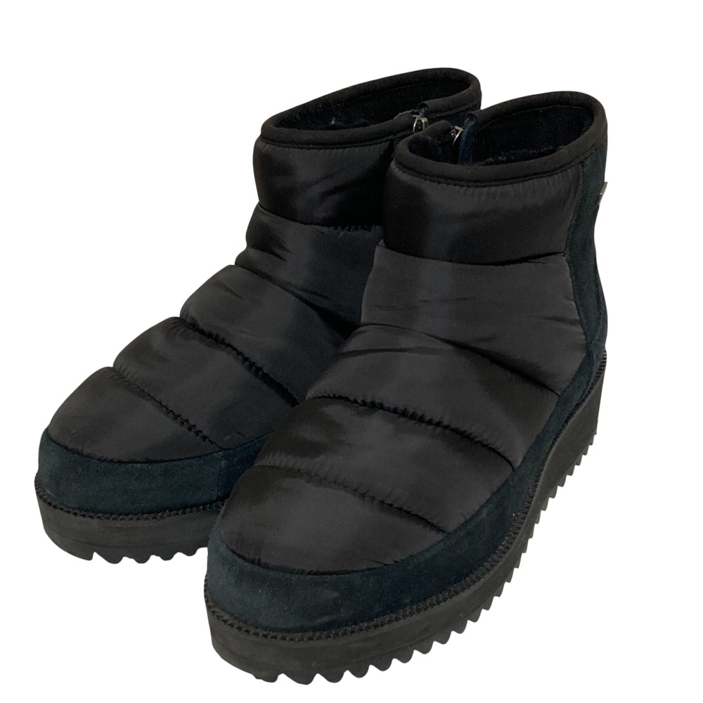 【中古】良品 UGG アグ RIDGE MINI スノーブーツ サイズUSA8 25.0cm ブラック レディース Luxs ブランド古着のリュクス