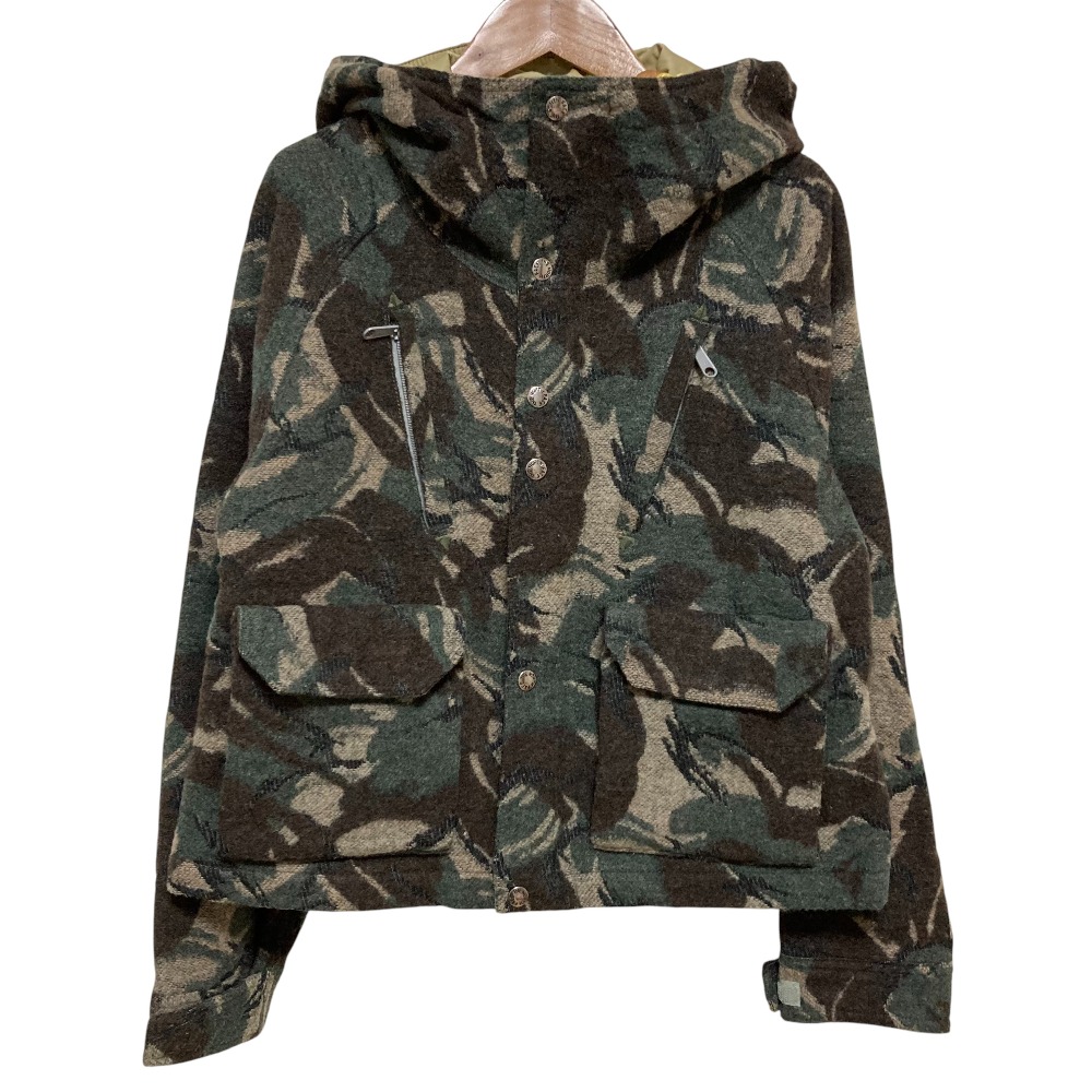 【中古】美品 THE NORTH FACE ザノースフェイス パープルレーベル カモフラ柄 マウンテンパーカー NP2275N サイズWM カーキ×ブラウン メンズ レディース Luxs ブランド古着のリュクス