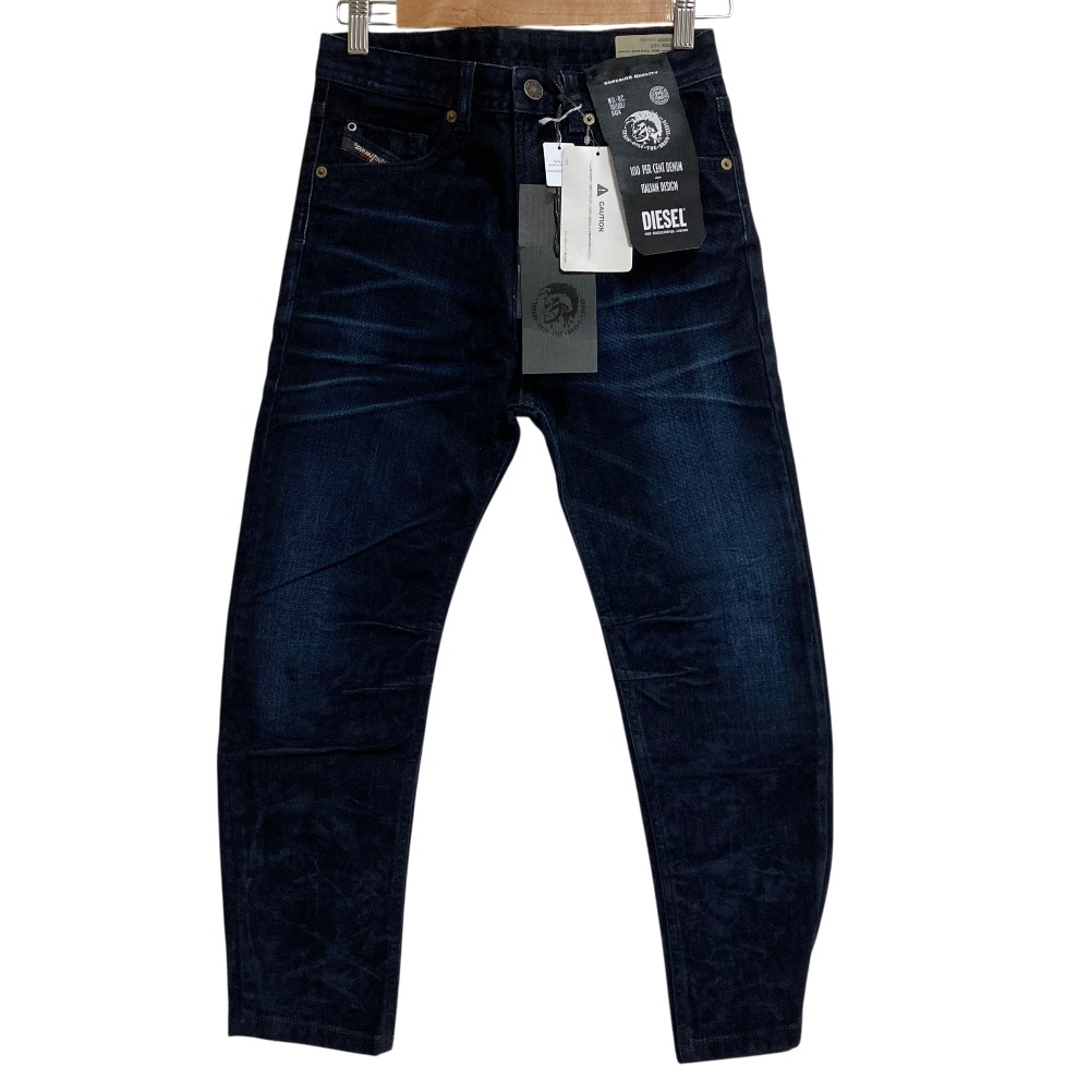 【中古】未使用 DIESEL ディーゼル トロンプルイユ デニムパンツ ジーンズ サイズ10Y インディゴ キッズ Luxs ブランド古着のリュクス