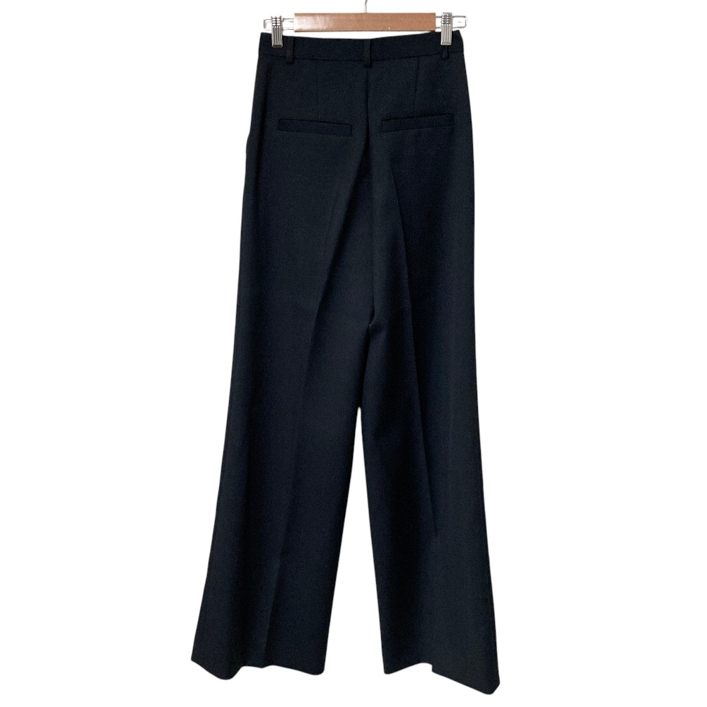 【中古】未使用 J&M DAVIDSON ジェイアンドエムデヴィッドソン センタープレス ストレッチ スラックスパンツ サイズ8 ブラック レディース Luxs ブランド古着のリュクス