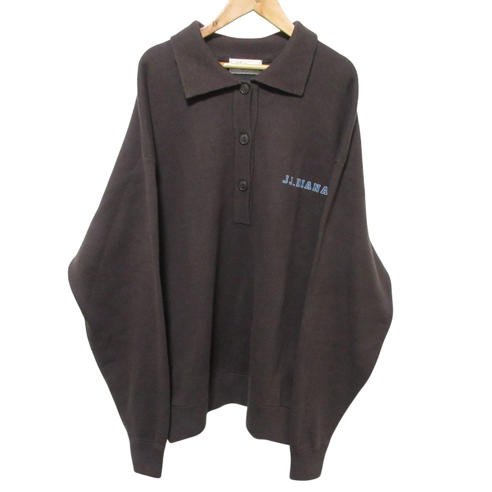 【中古】美品 25AW J.J.MERCER ジェイジェイマーサー 長袖 襟付きニットセーター F ブラウン レディース Luxs ブランド古着のリュクス|Luxs(ブランド古着のリュクス)