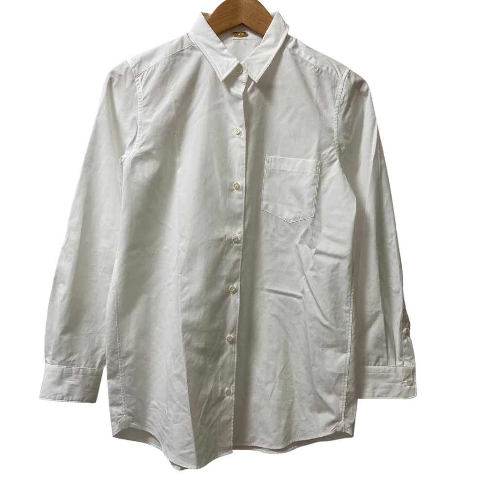 【中古】良品 26SS MUSE de Deuxieme Classe ミューズ ドゥーズィエムクラス ワイヤーウォッシュシャツ サイズF ホワイト レディース Luxs ブランド古着のリュクス